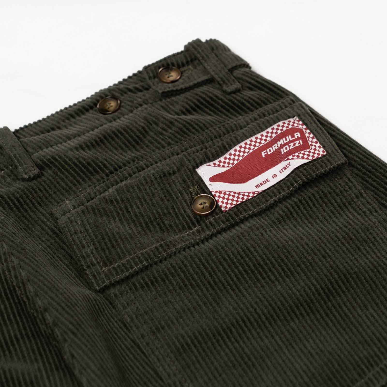 Pantaloni Fatigue - Velluto a coste Verde