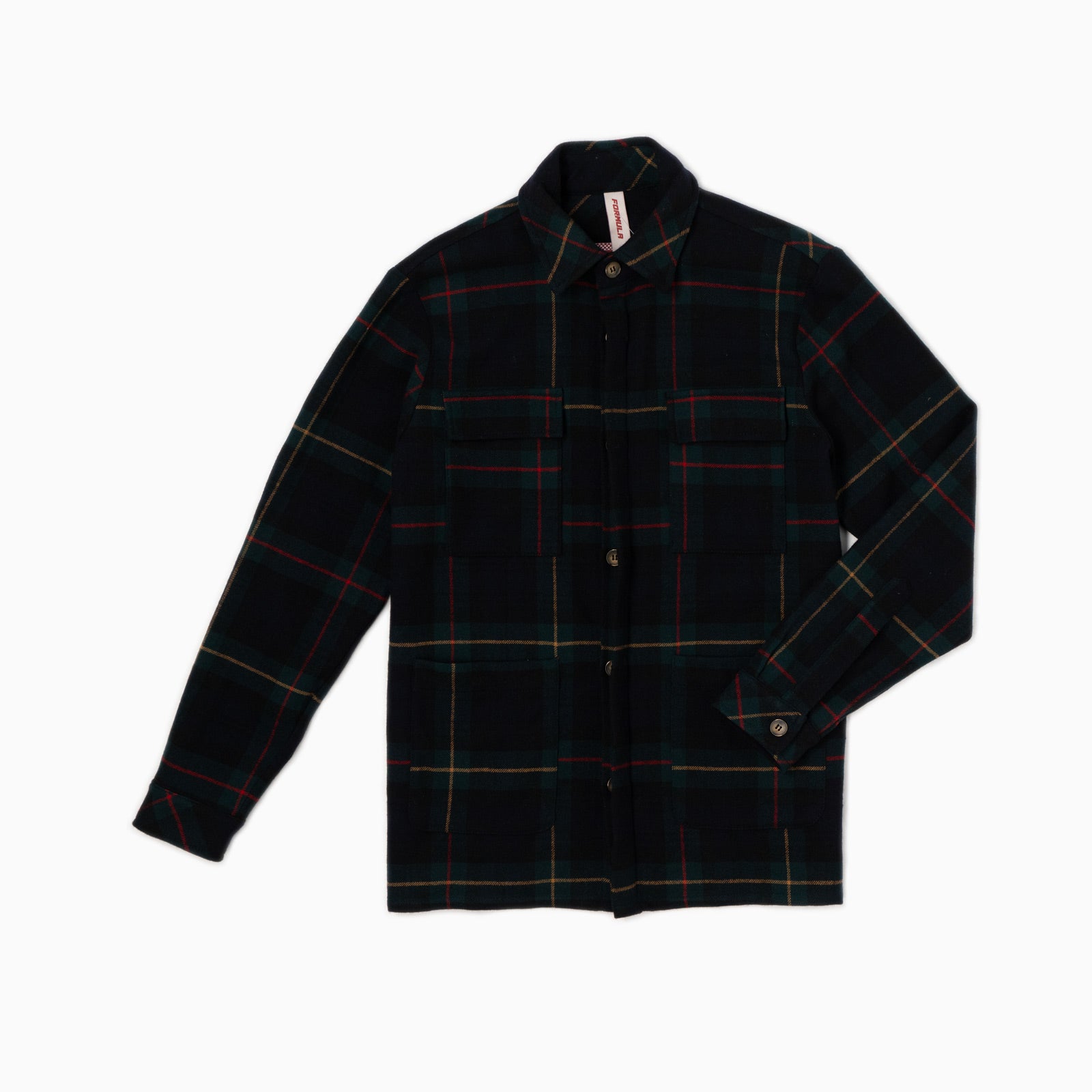 Overshirt Catcher 100% Lana - Tartan