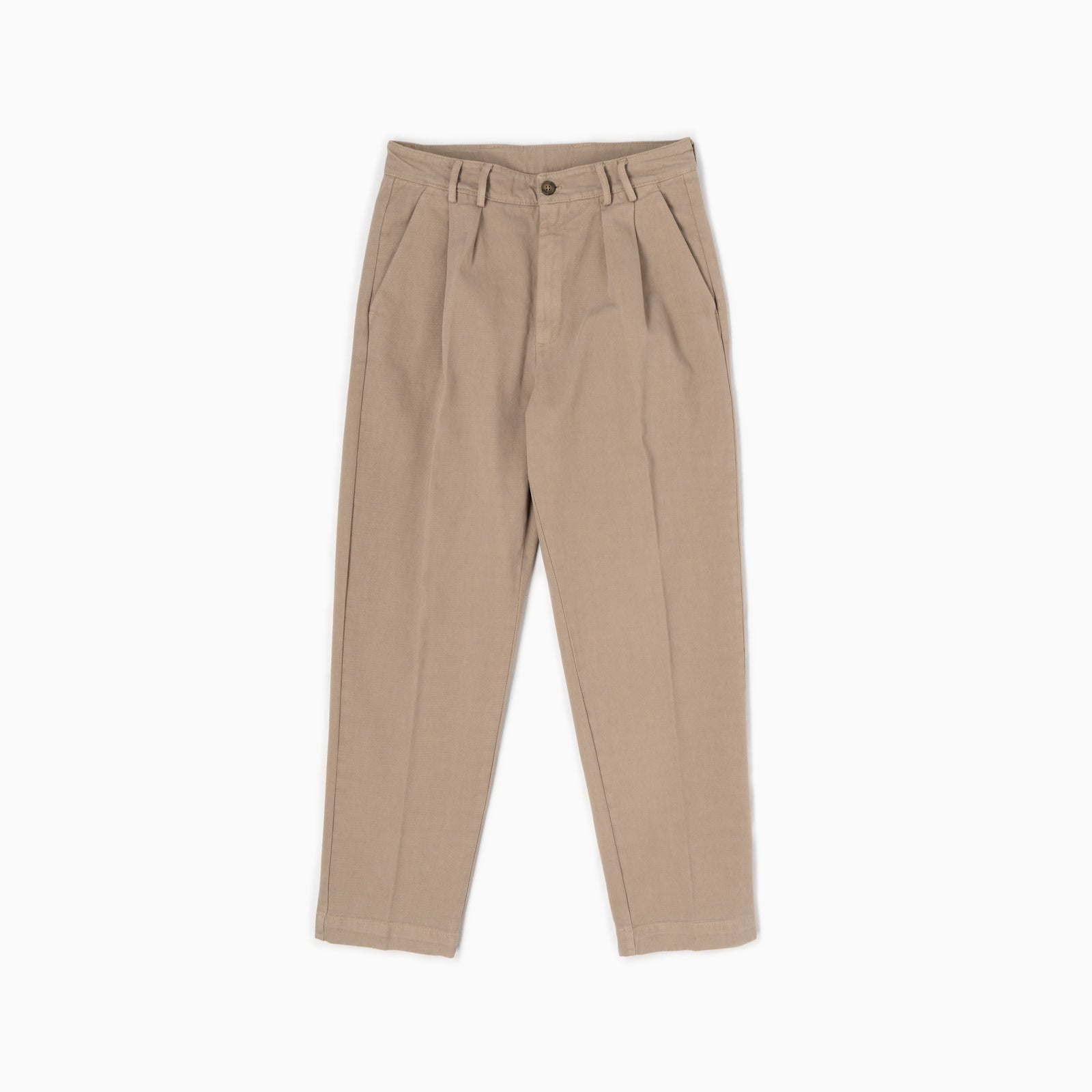 Pantaloni con 2 pince - Khaki