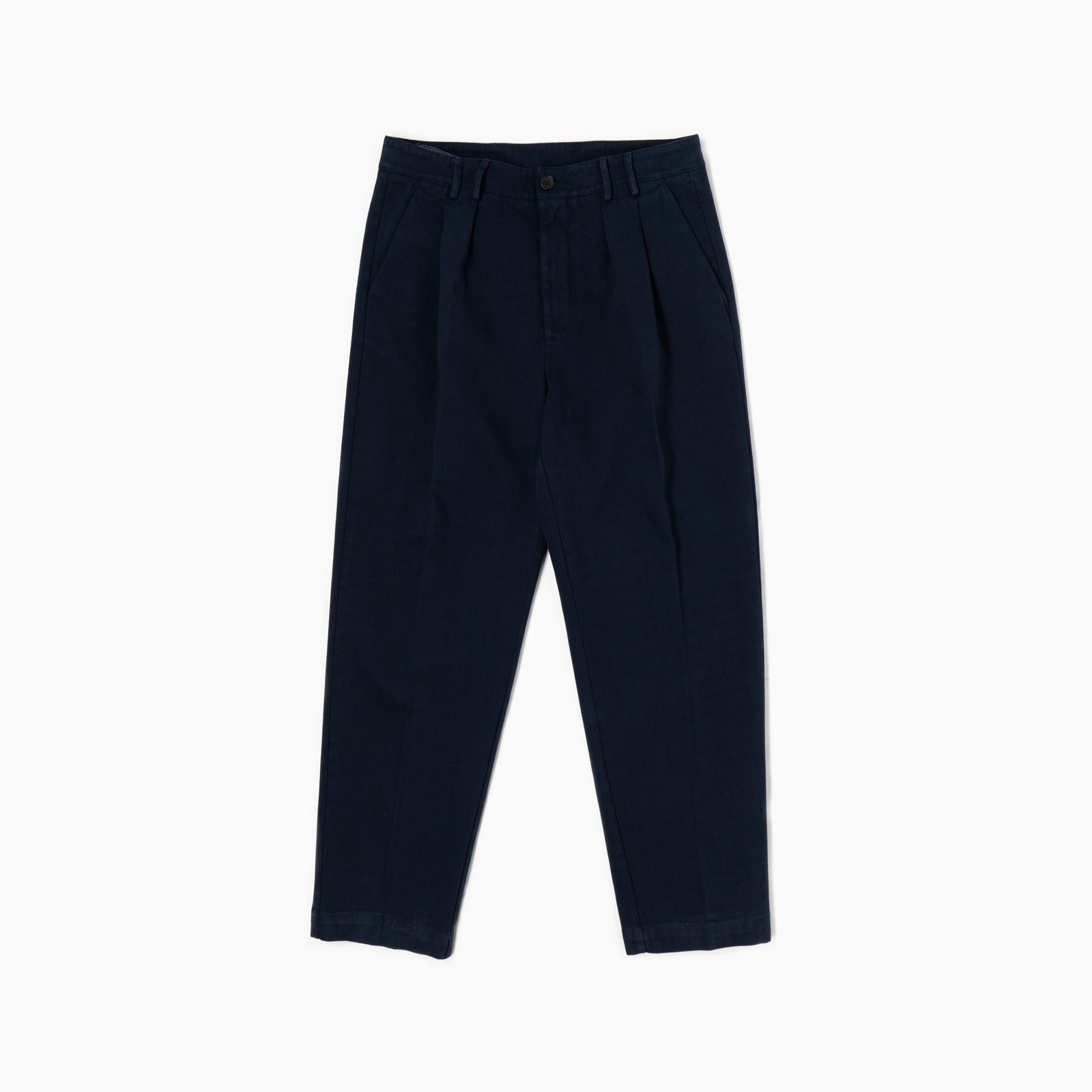 Pantaloni con 2 pince - Blu Navy