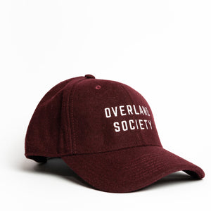 Burgundy Overland Society Winter Baseball Cap