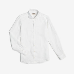 100% Linen Shirt - White
