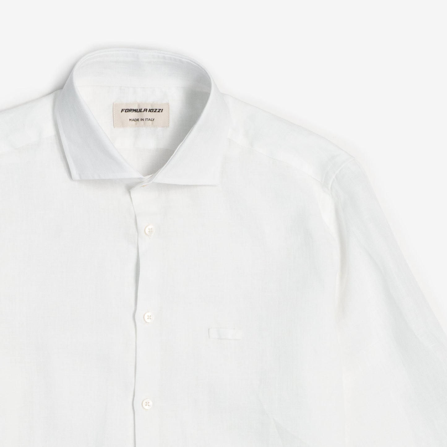 Camicia 100% lino bianca